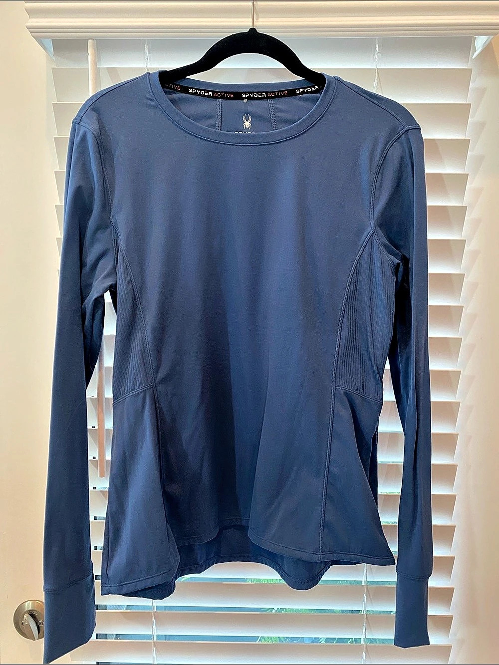 Spyder Active Long Sleeve Performance Top with Thumbholes SP1000U Long Sleeve